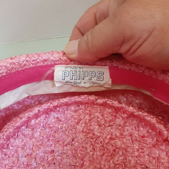 Vintage Phipps of New York & Paris Pill Box Hat - Picture 3 of 3